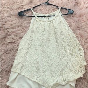Lace tank
